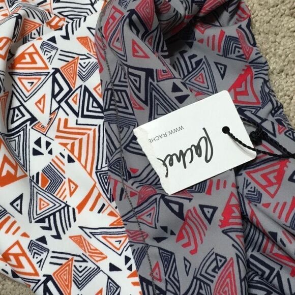 New. Rachel Pally Citrus Maze Bandeau swimsuit. NWT - Picture 5 of 7